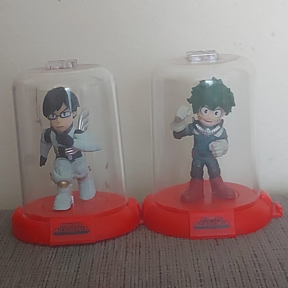 My hero academia izuku midoriya deku tenya iida domez figures